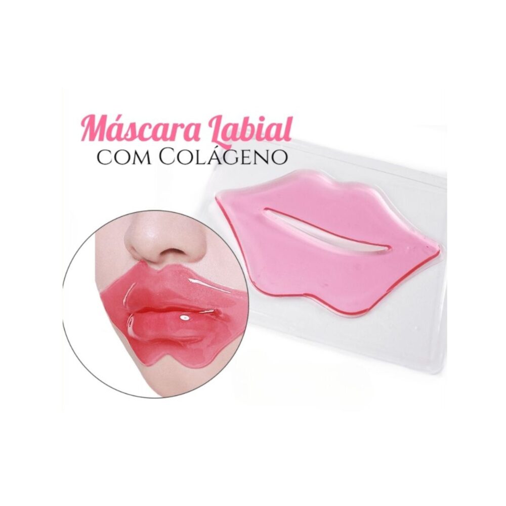 Mascara labial Perfect Kiss Vivai em gel com colágeno e aloe vera para hidratação intensa e lábios macios e suaves